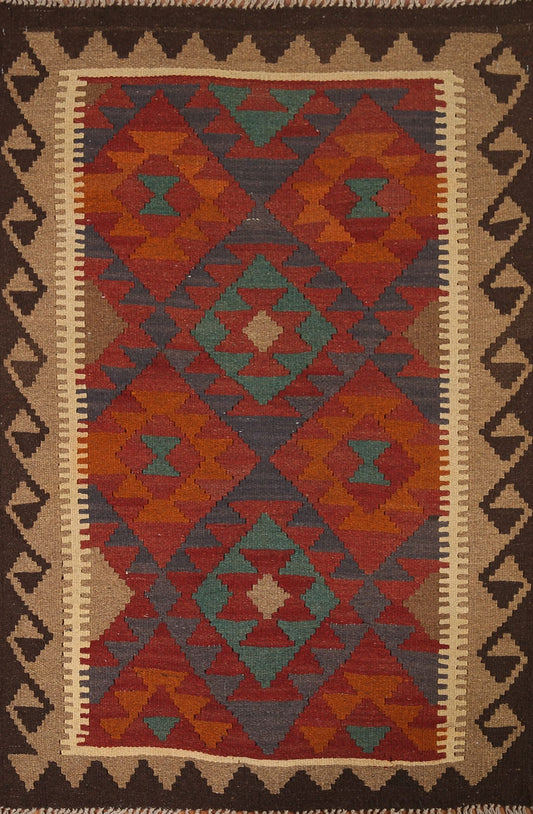 Reversible Kilim Oriental Area Rug 3x5