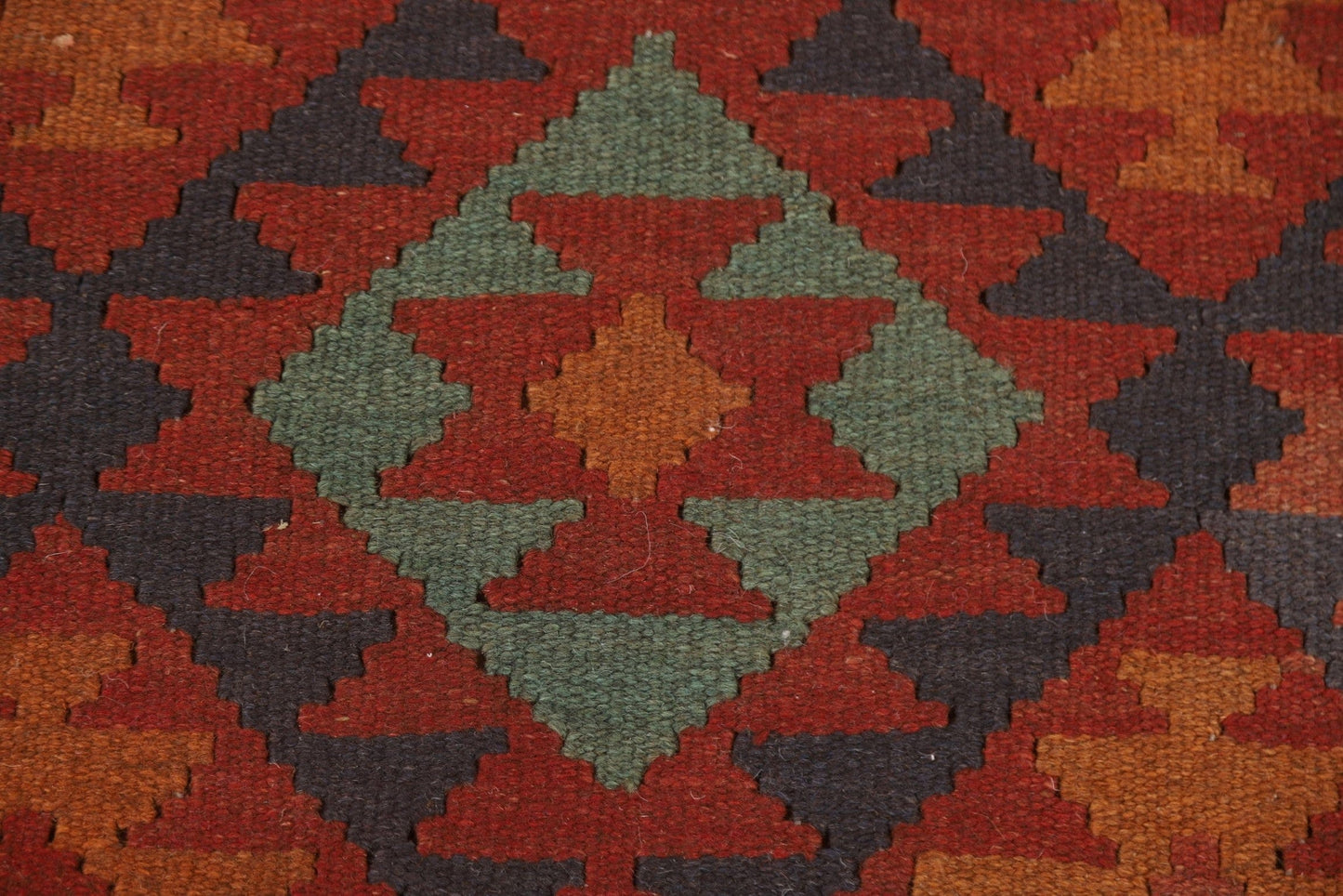 Geometric Kilim Reversible Area Rug 3x5