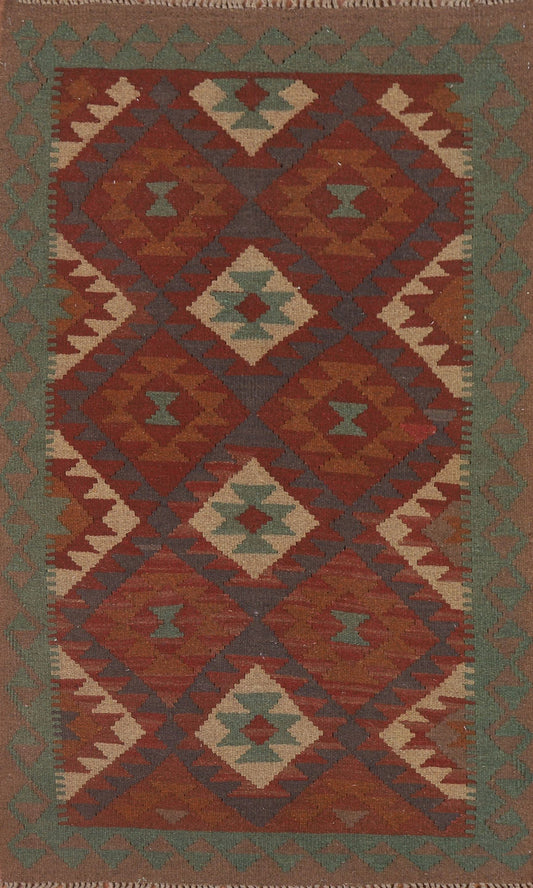 Geometric Kilim Oriental Area Rug 3x5