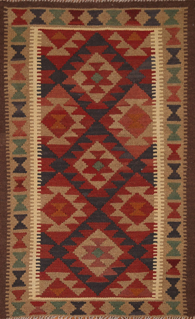 Kilim Reversible Area Rug 3x5