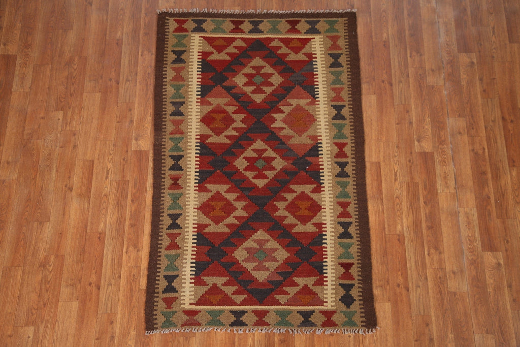 Kilim Reversible Area Rug 3x5