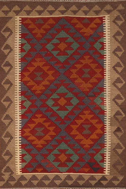 Reversible Kilim Oriental Area Rug 3x5