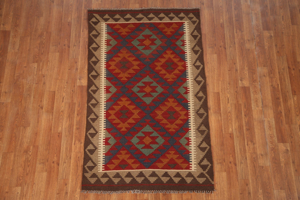 Geometric Kilim Oriental Area Rug 3x5