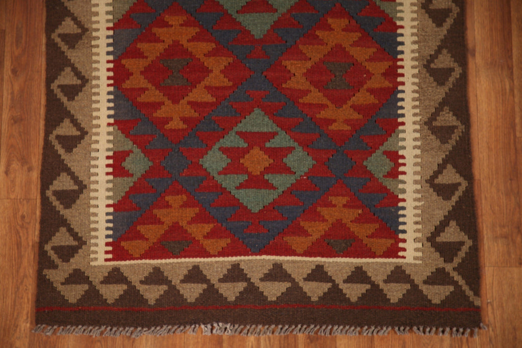 Geometric Kilim Oriental Area Rug 3x5