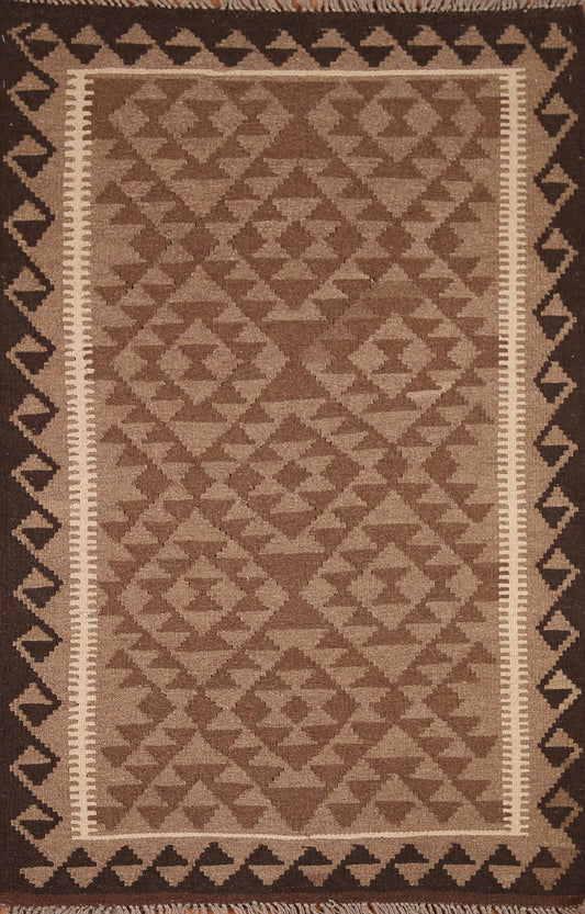 Geometric Kilim Oriental Area Rug 3x5