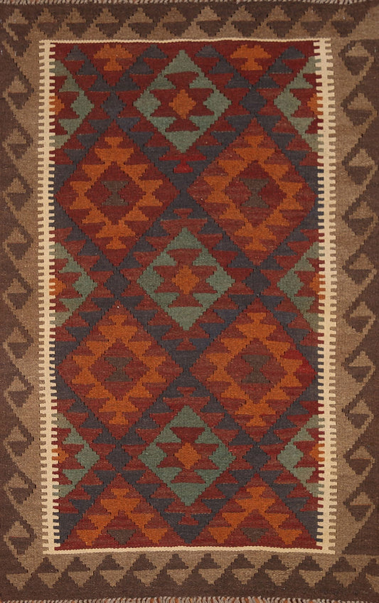 Reversible Kilim Oriental Area Rug 3x5