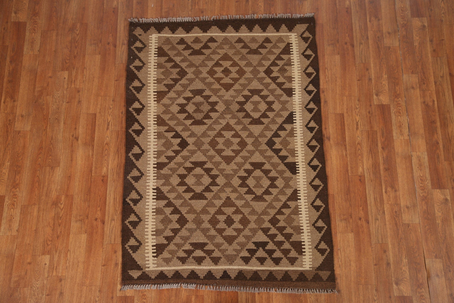 Geometric Kilim Oriental Area Rug 3x5