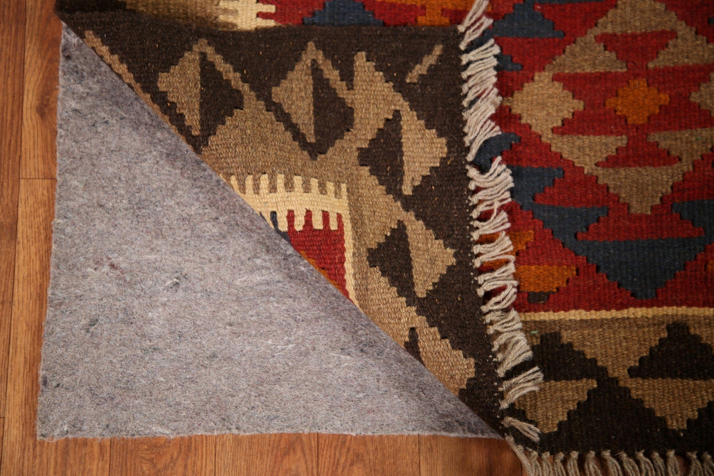 Reversible Wool Kilim Oriental Area Rug 3x5