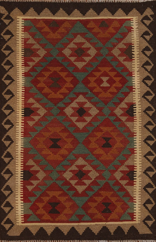 Reversible Kilim Oriental Area Rug 3x5