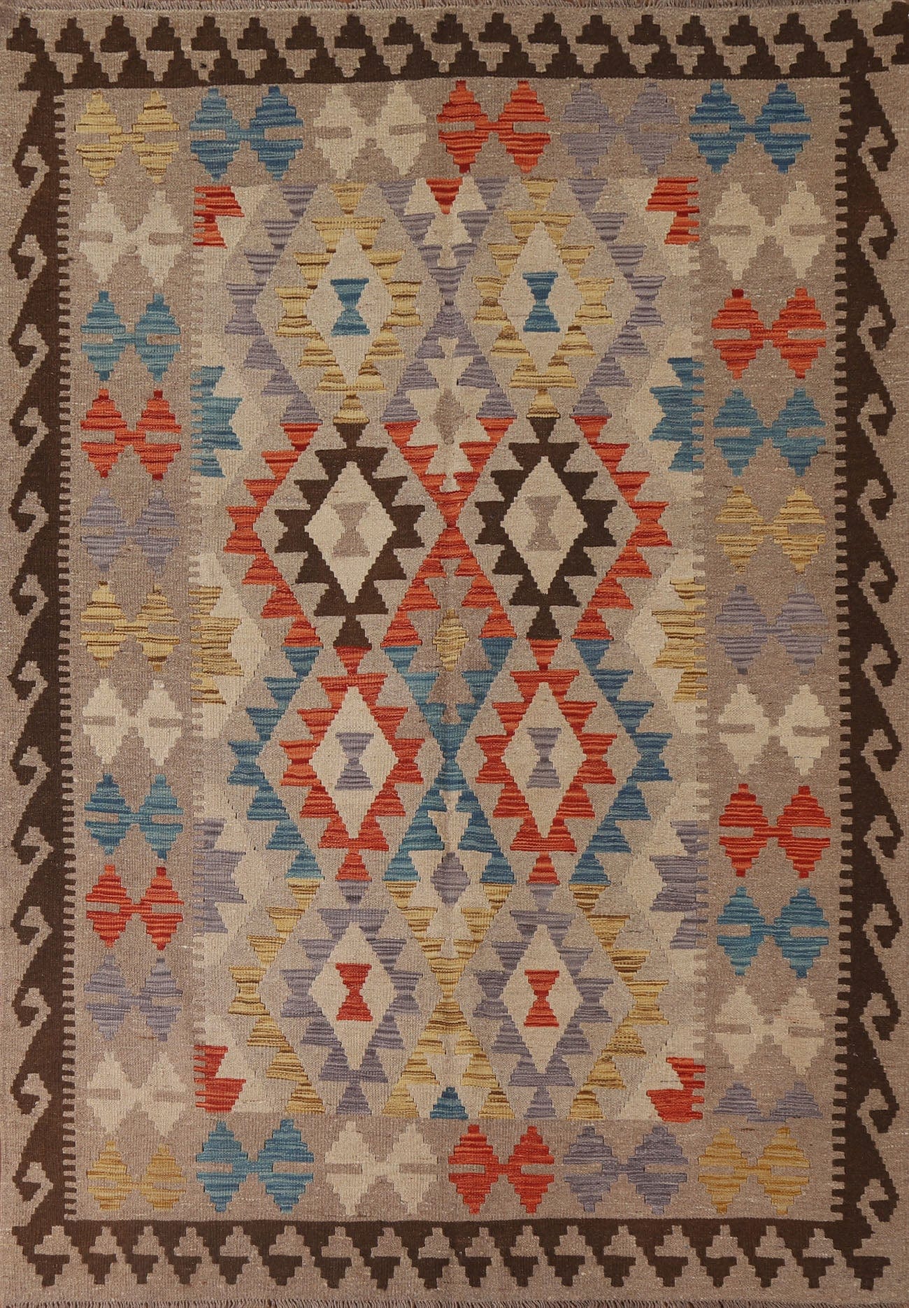 Reversible Kilim Oriental Area Rug 6x8