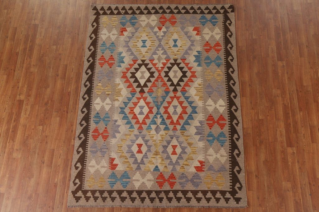 Reversible Kilim Oriental Area Rug 6x8