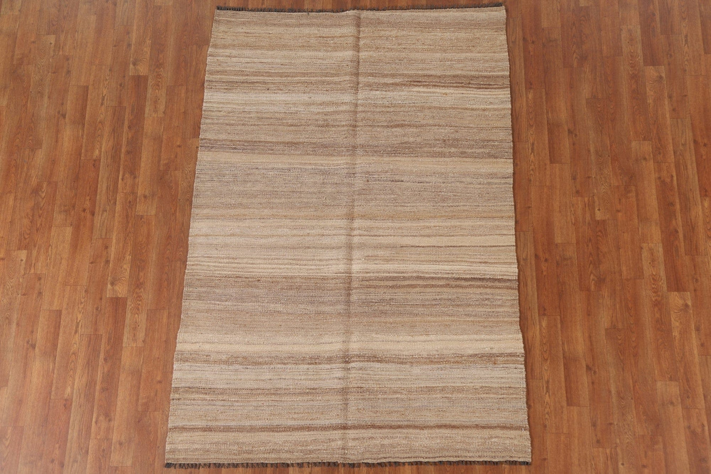 Striped Kilim Modern Area Rug 4x6