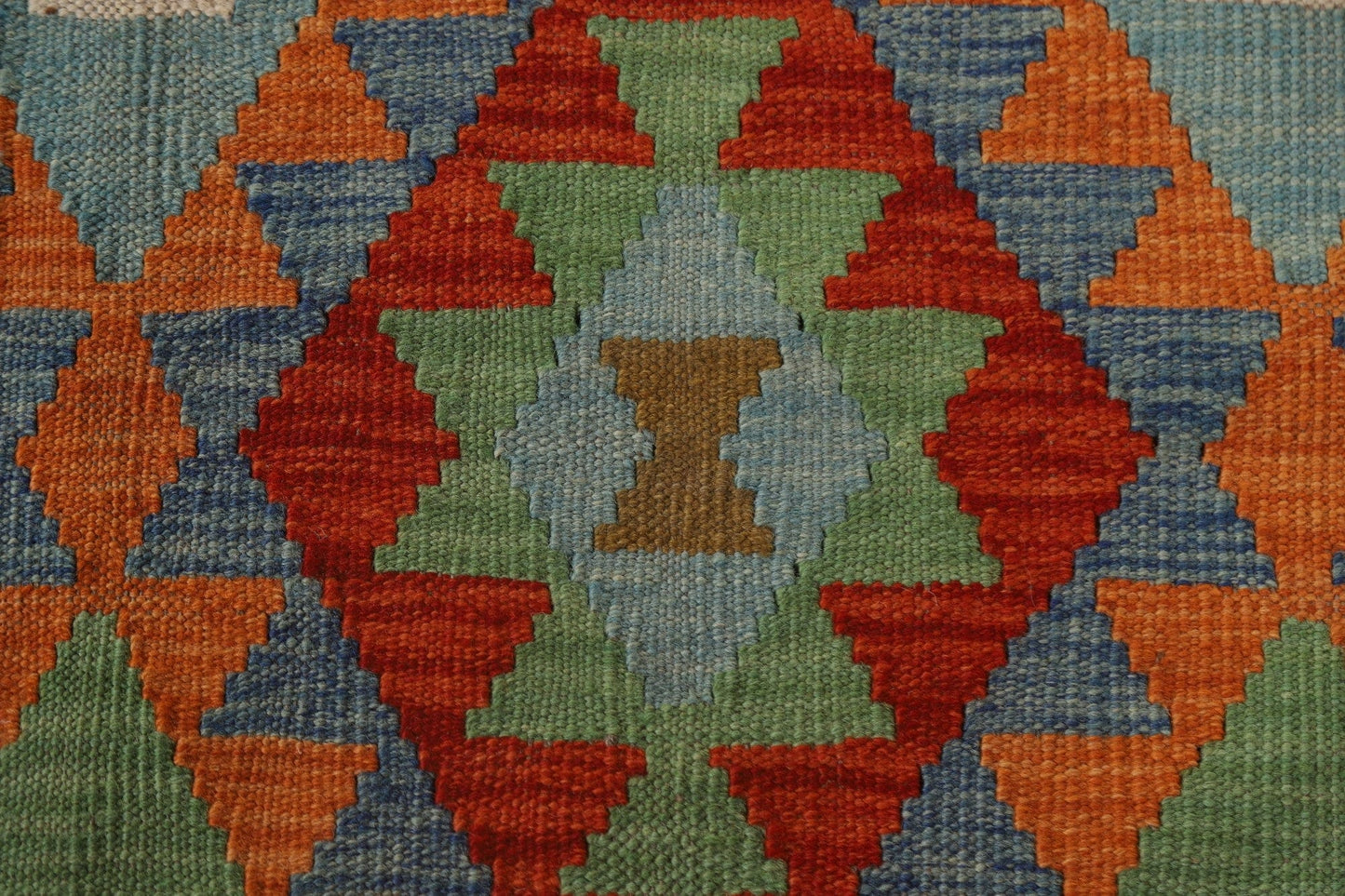 Colorful Kilim Reversible Area Rug 6x8