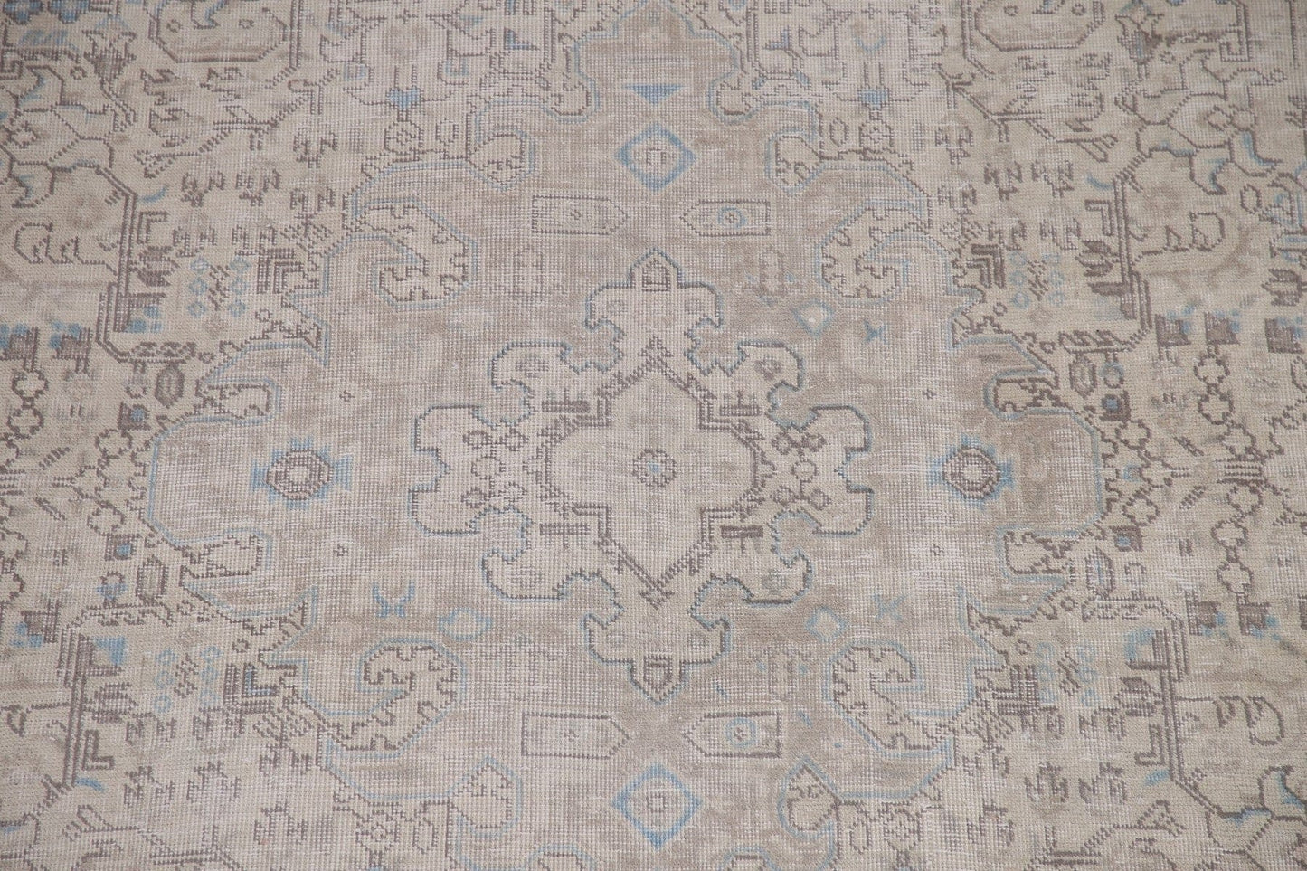 Distressed Tabriz Persian Area Rug 7x10