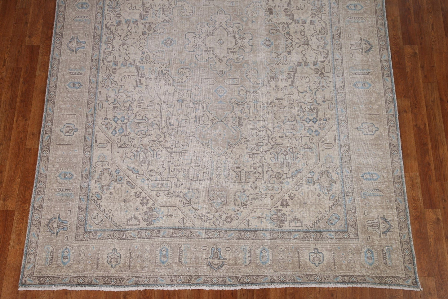 Distressed Tabriz Persian Area Rug 7x10