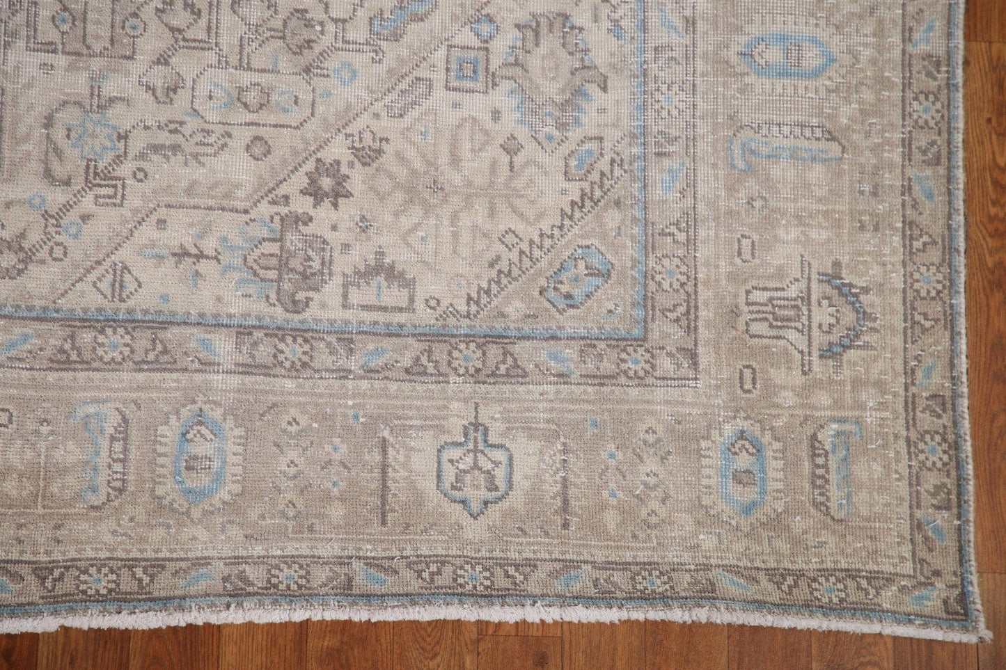 Distressed Tabriz Persian Area Rug 7x10