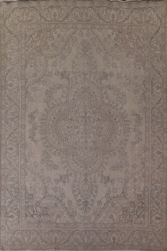 Distressed Tabriz Persian Area Rug 10x12