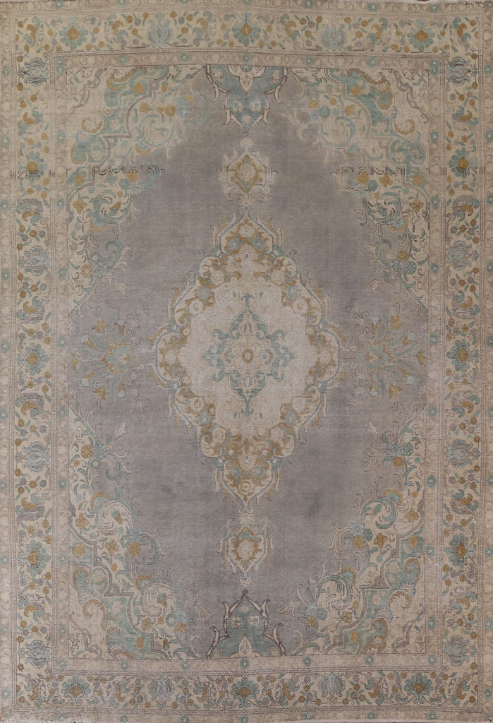 Gray Tabriz Persian Area Rug 10x12