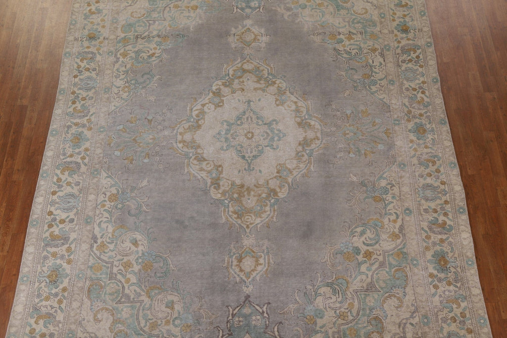 Gray Tabriz Persian Area Rug 10x12