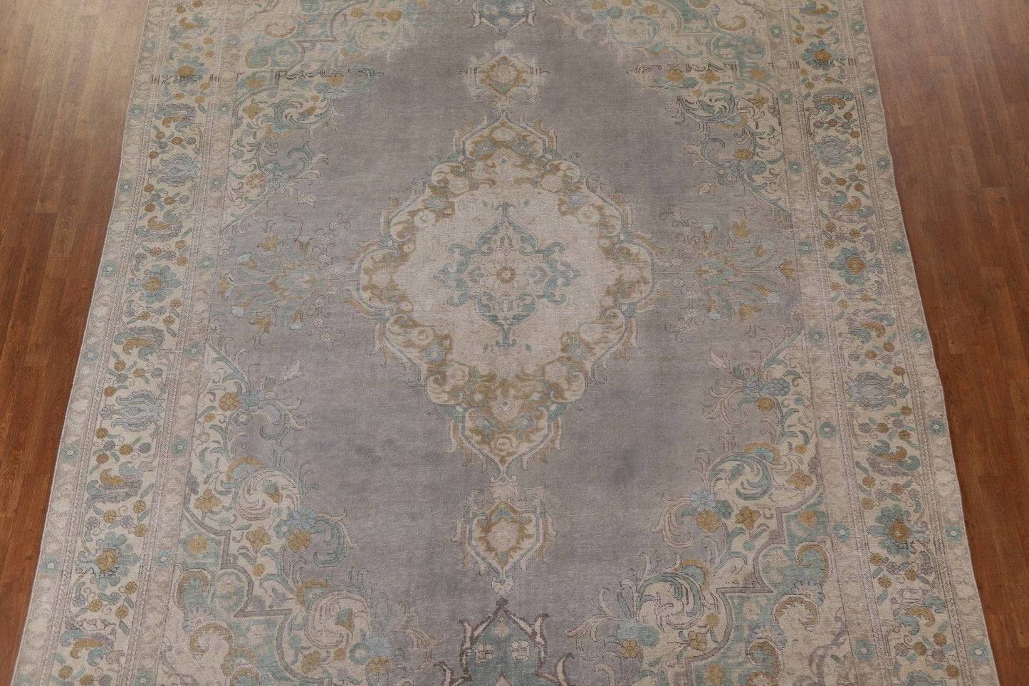 Gray Tabriz Persian Area Rug 10x12