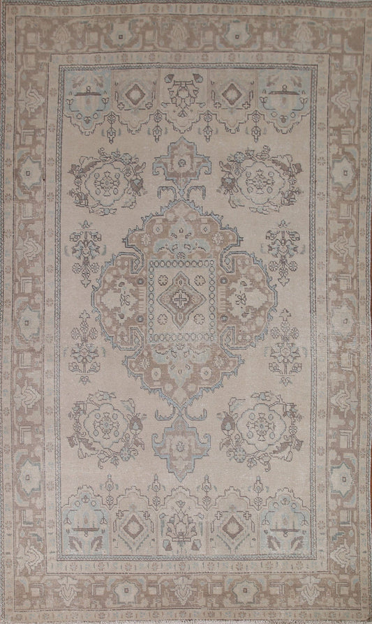 Geometric Tabriz Persian Area Rug 6x10