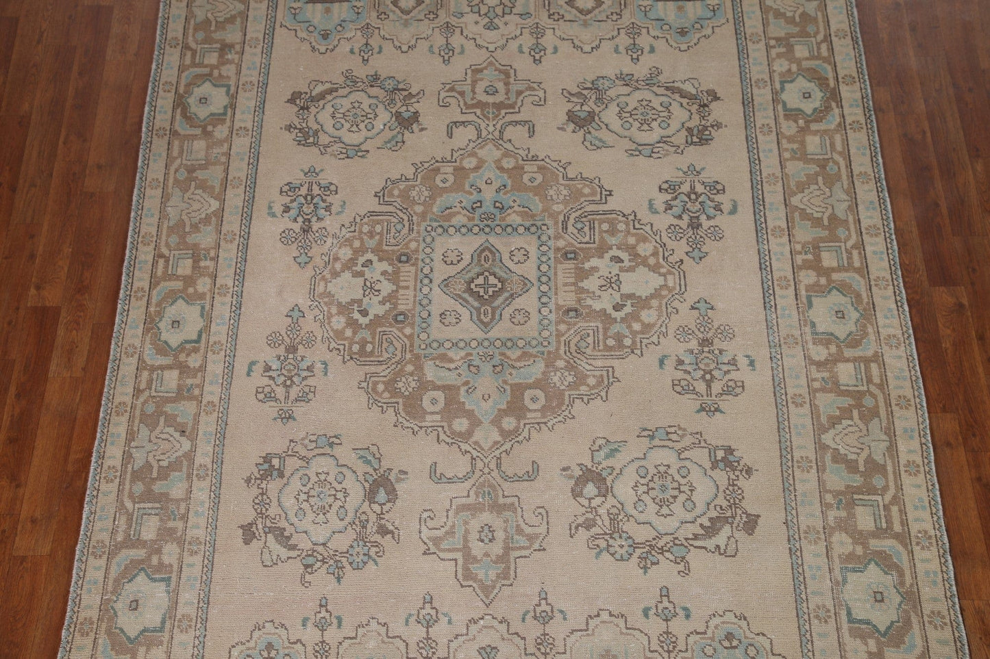 Geometric Tabriz Persian Area Rug 6x9