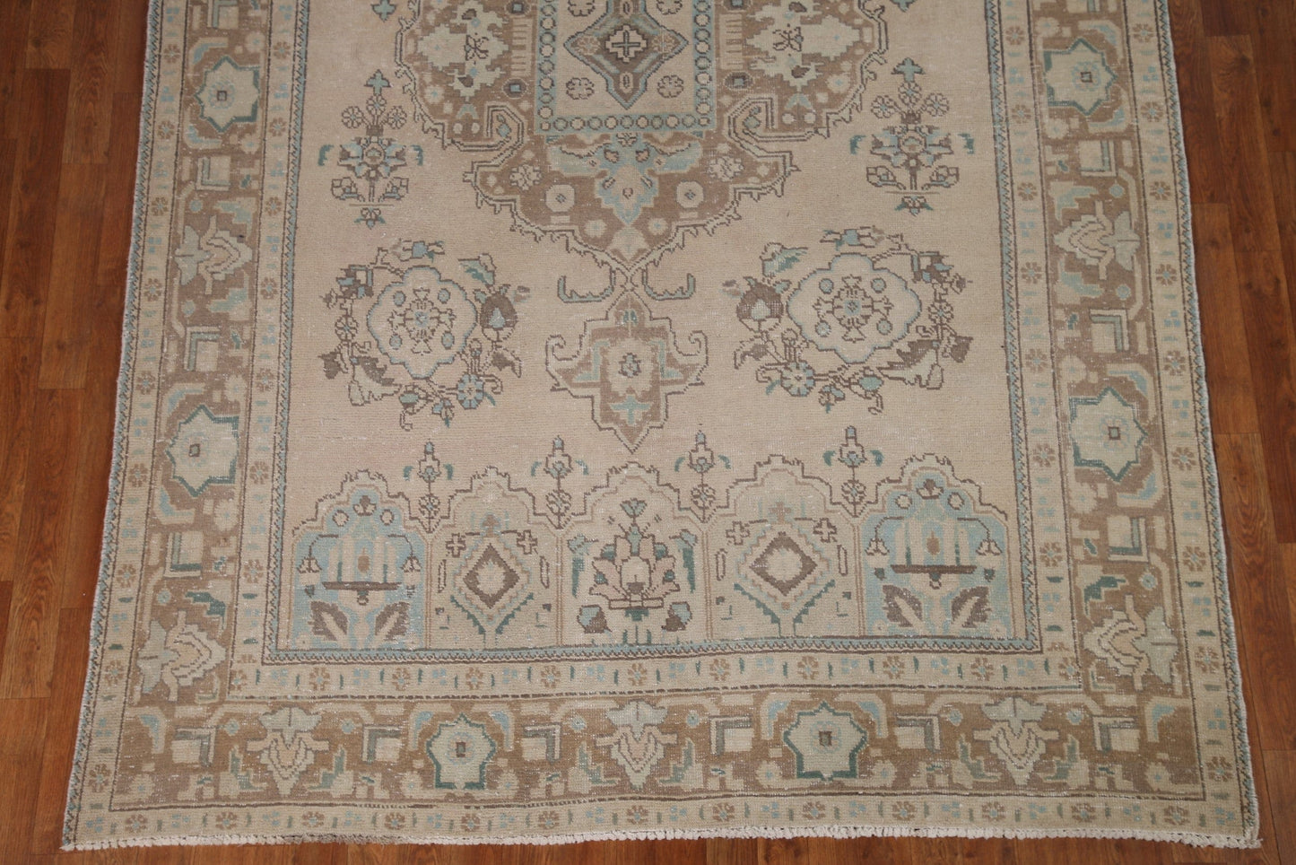 Geometric Tabriz Persian Area Rug 6x9