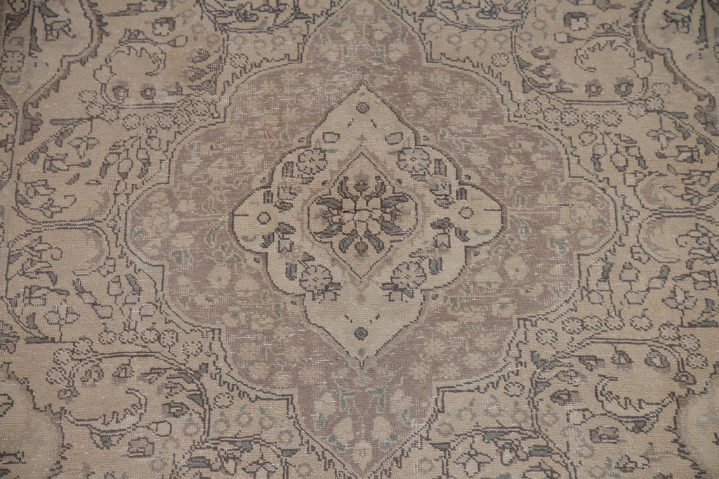 Distressed Tabriz Persian Area Rug 6x9