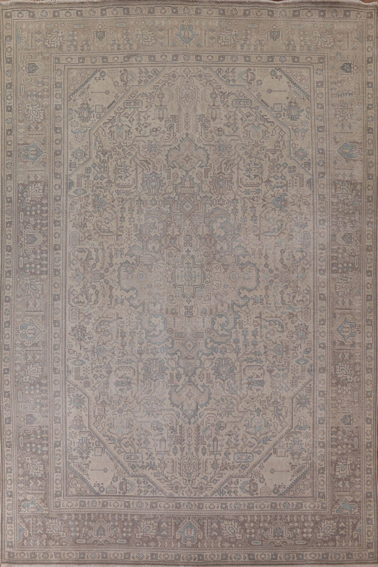 Geometric Tabriz Persian Area Rug 10x13