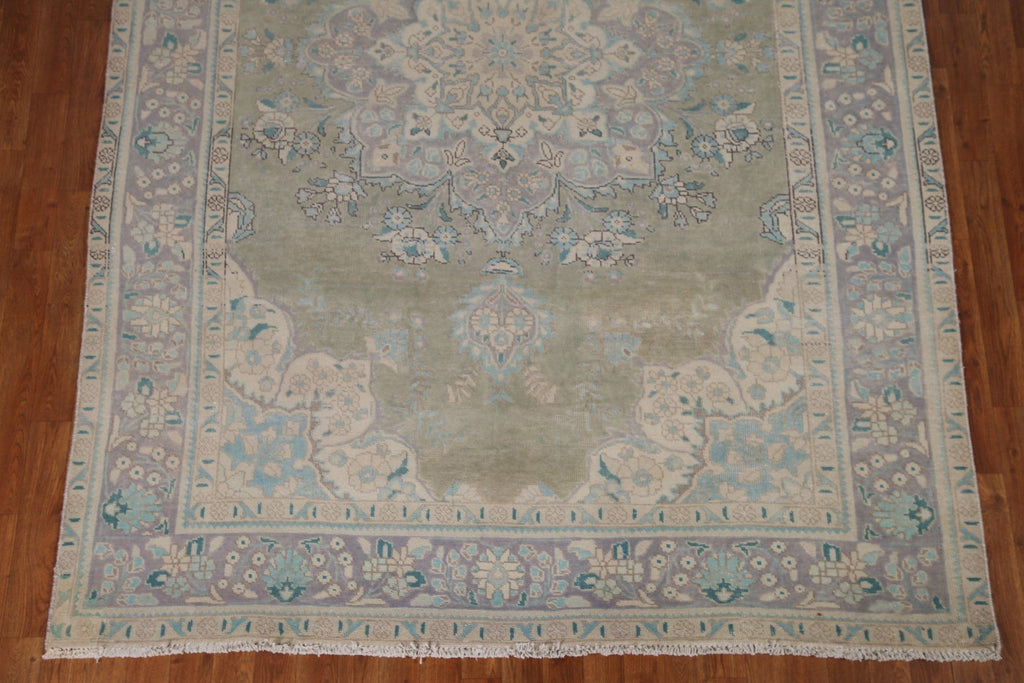 Green Tabriz Persian Area Rug 6x9