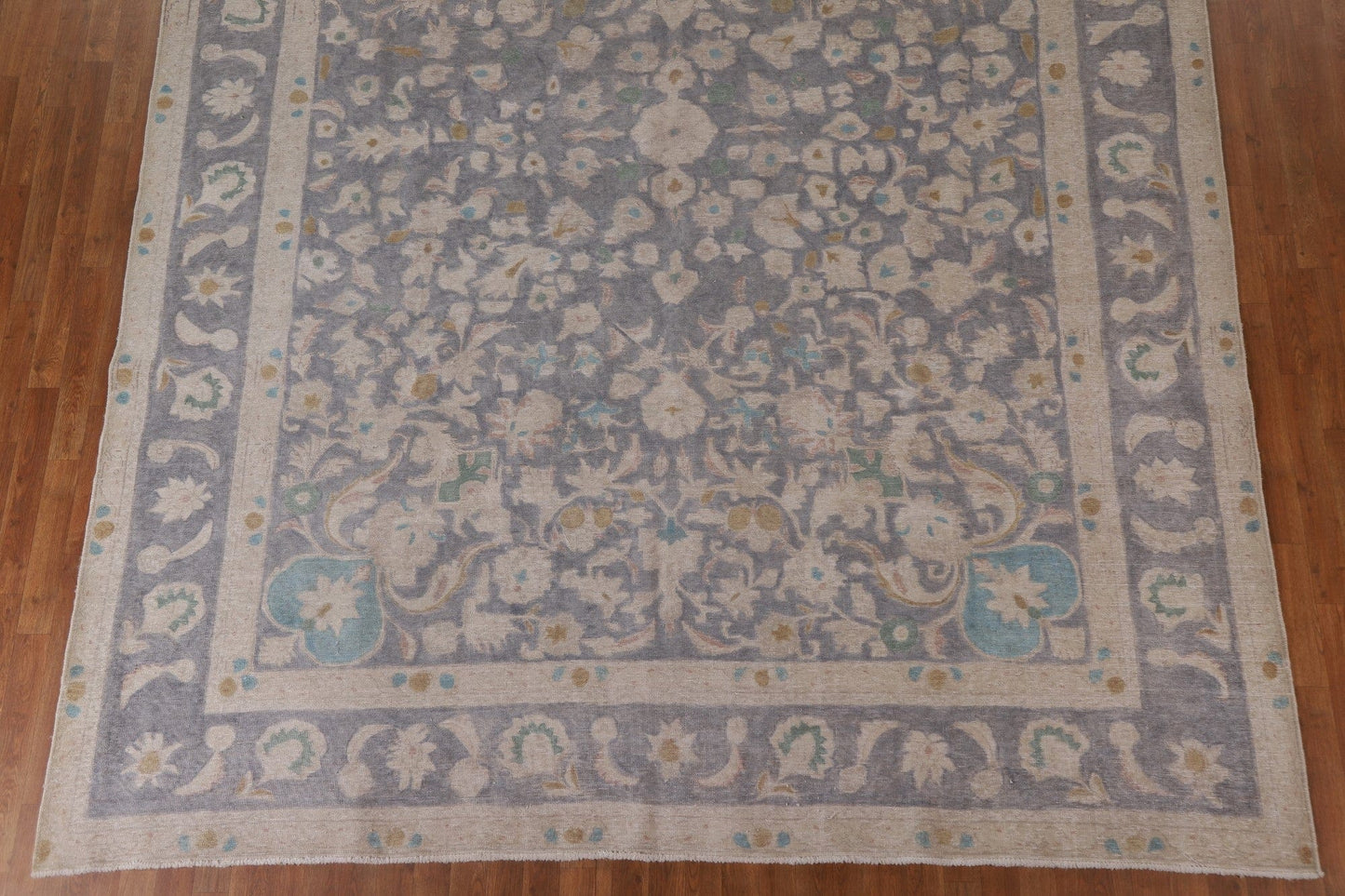 All-Over Floral Tabriz Persian Area Rug 10x13