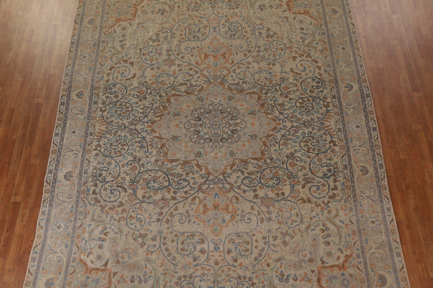 Distressed Tabriz Persian Area Rug 10x13