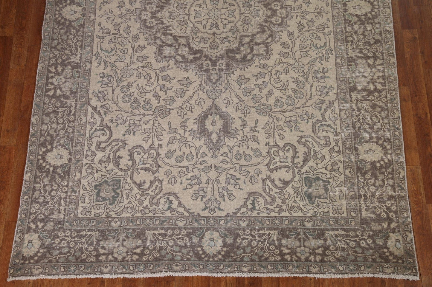 Distressed Tabriz Persian Area Rug 7x10