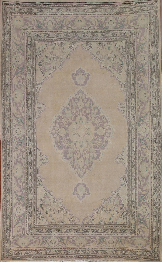 Geometric Tabriz Persian Area Rug 7x10