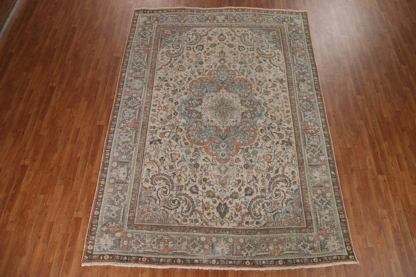 Vintage Tabriz Persian Area Rug 8x11