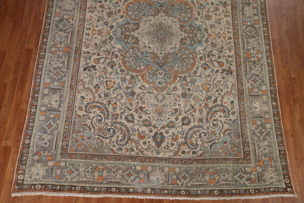 Vintage Tabriz Persian Area Rug 8x11