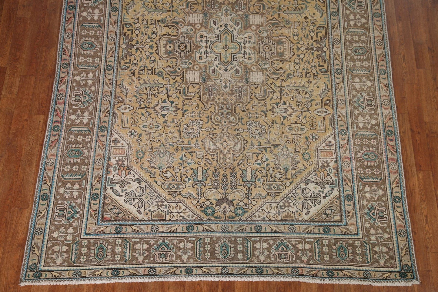 Distressed Tabriz Persian Area Rug 7x10