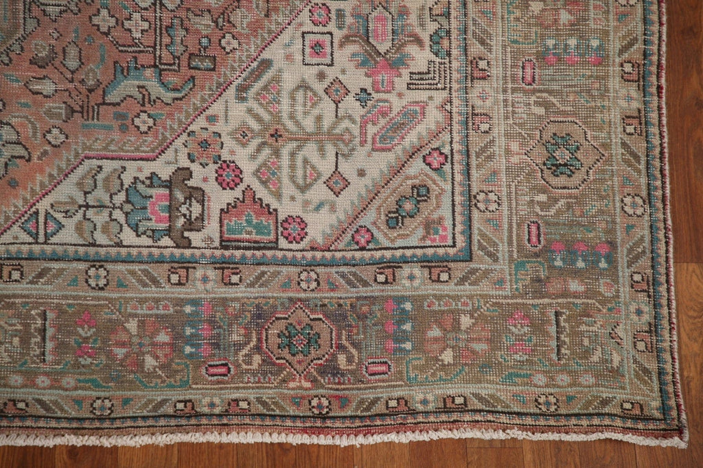 Geometric Tabriz Persian Area Rug 7x10