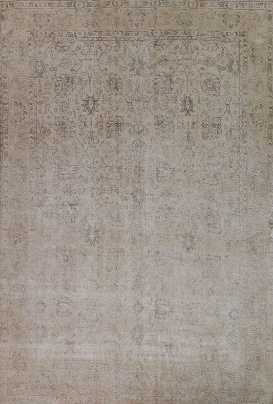 Distressed Tabriz Persian Area Rug 10x12