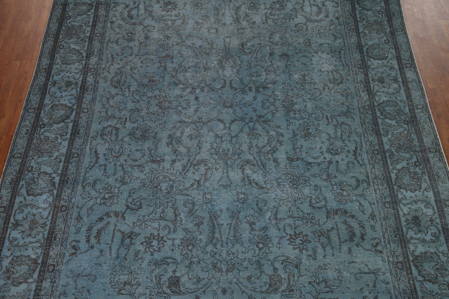 Handmade Blue Tabriz Persian Area Rug 9x13