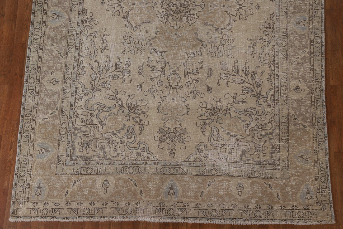 Distressed Tabriz Persian Area Rug 7x10