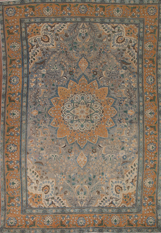 Vintage Tabriz Persian Area Rug 8x10