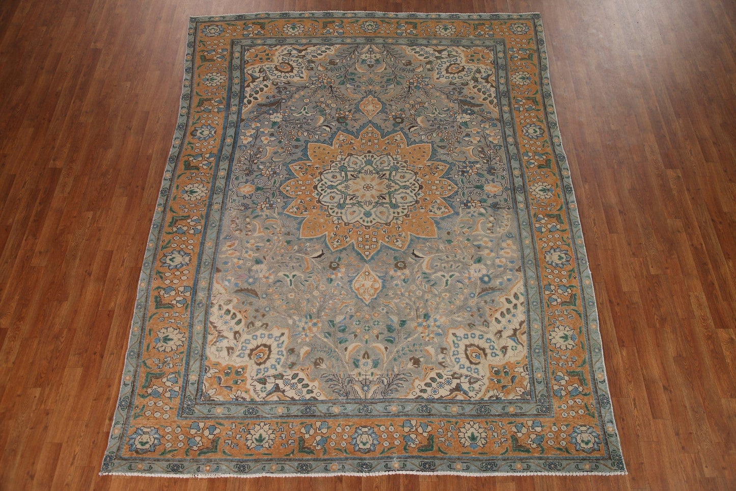 Vintage Tabriz Persian Area Rug 8x10