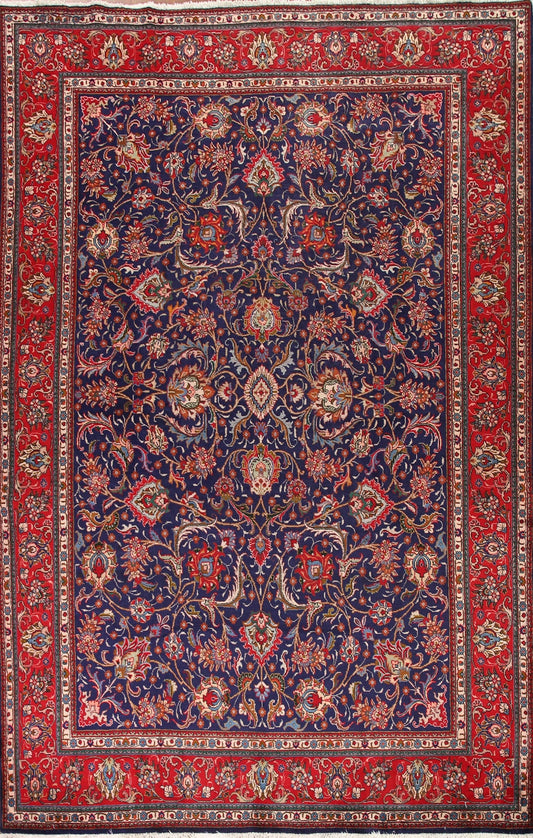 All-Over Floral Tabriz Persian Area Rug 10x13