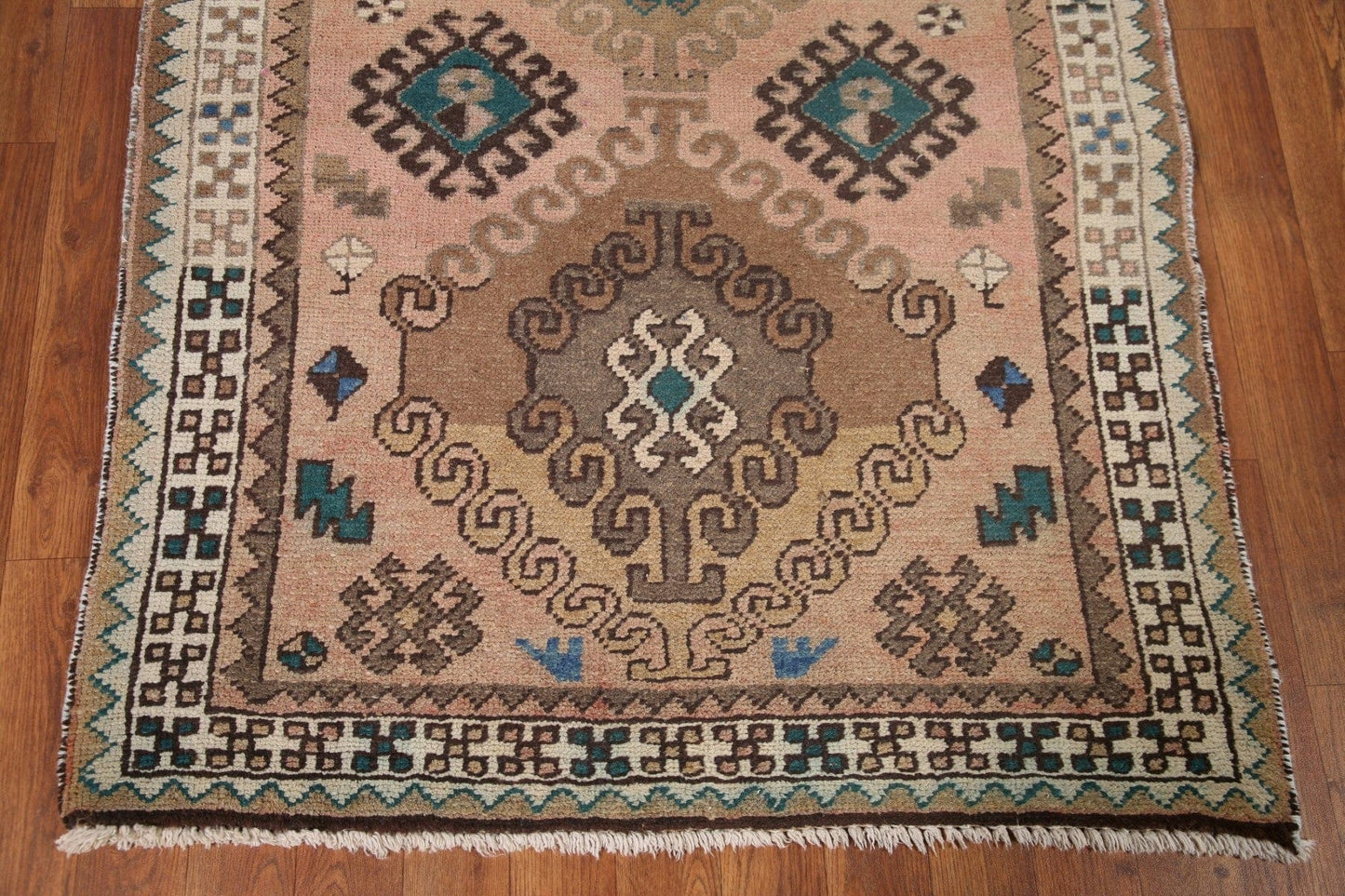 Geometric Ardebil Persian Runner Rug 3x10