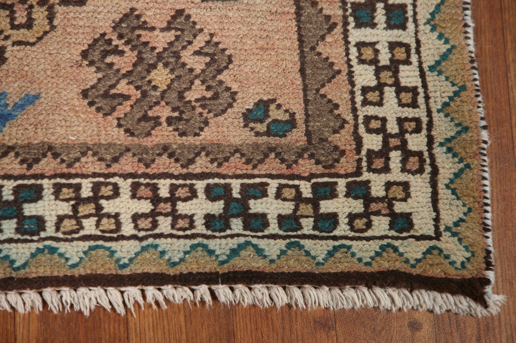 Geometric Ardebil Persian Runner Rug 3x10