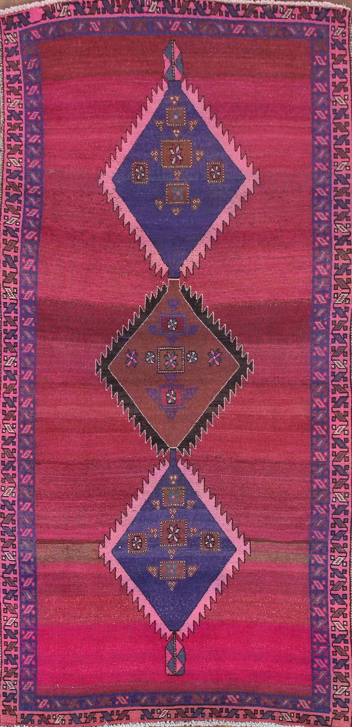 Pink Ardebil Persian Area Rug 4x8