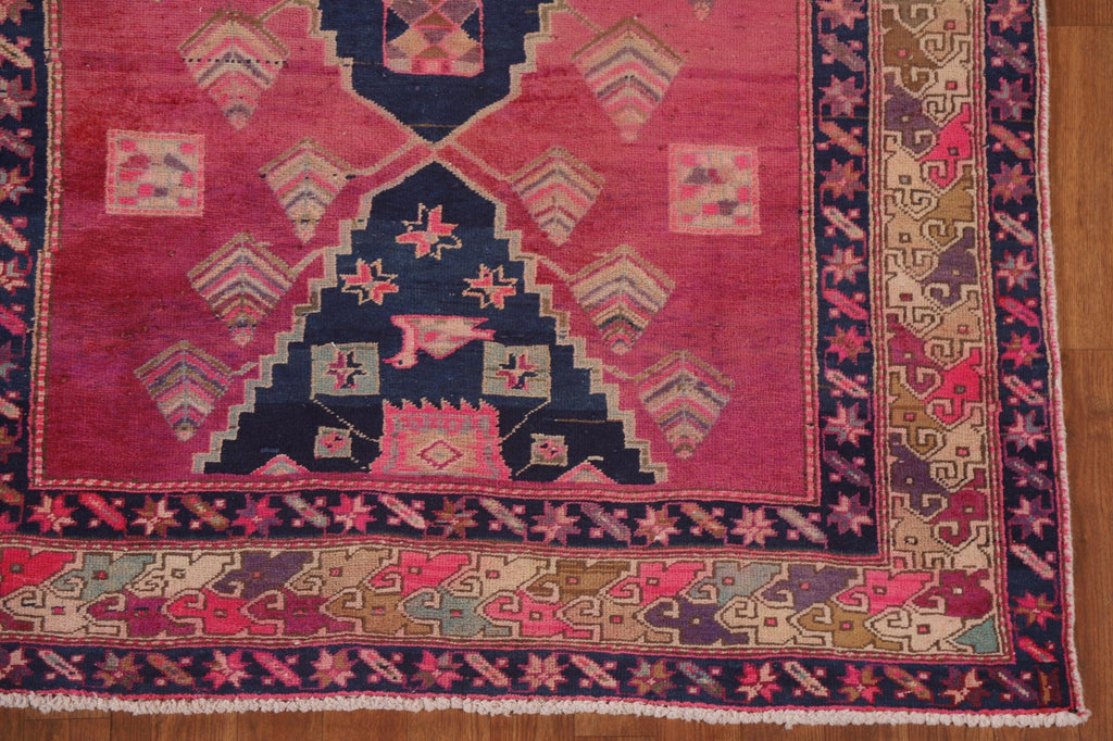 Pink Ardebil Persian Runner Rug 4x10