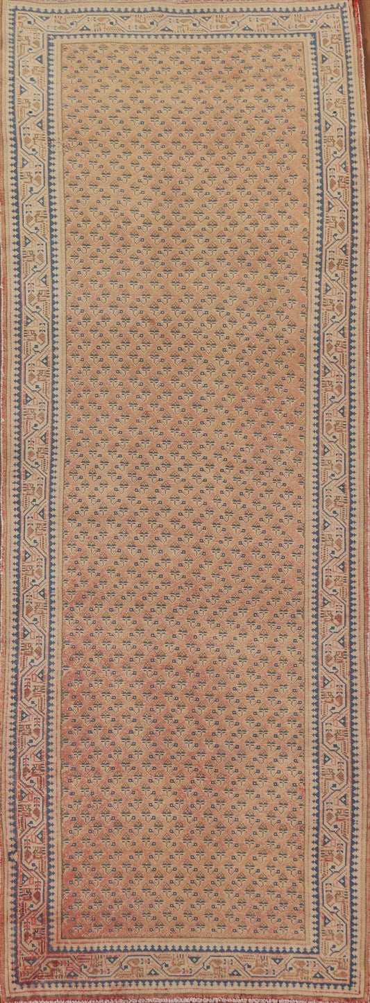 Geometric Botemir Persian Runner Rug 4x11