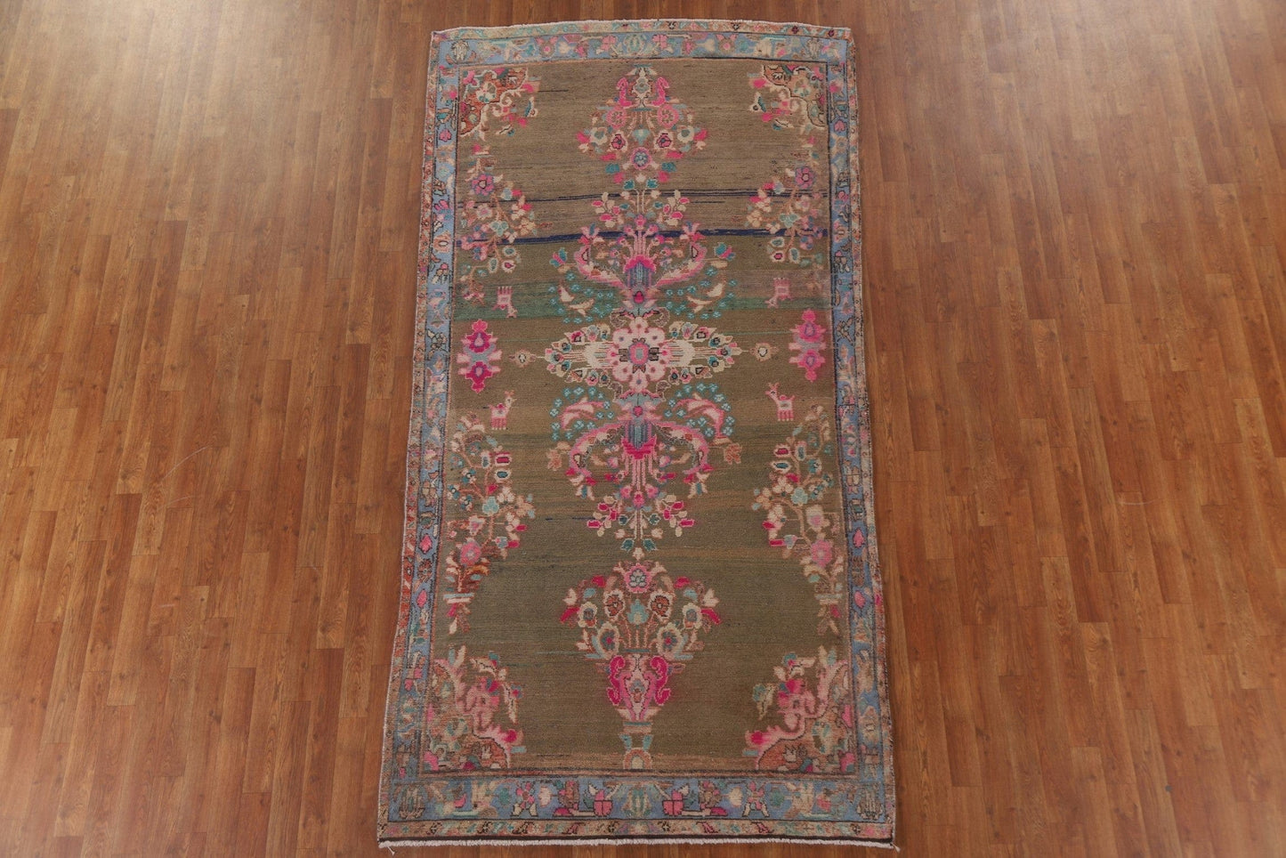 Floral Mahal Persian Area Rug 5x9